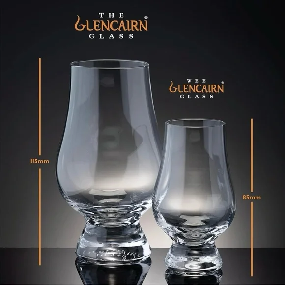 Set of 6! - Wee Glencairn Heaven Hill Tasting Glasses - Whiskey, Bourbon, Scotch - Picture 3 of 7